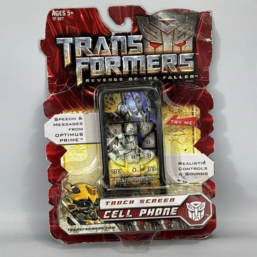 Touch Screen Cell Phone Revenge Of The Fallen Transformers Hasbro 2009 RARE